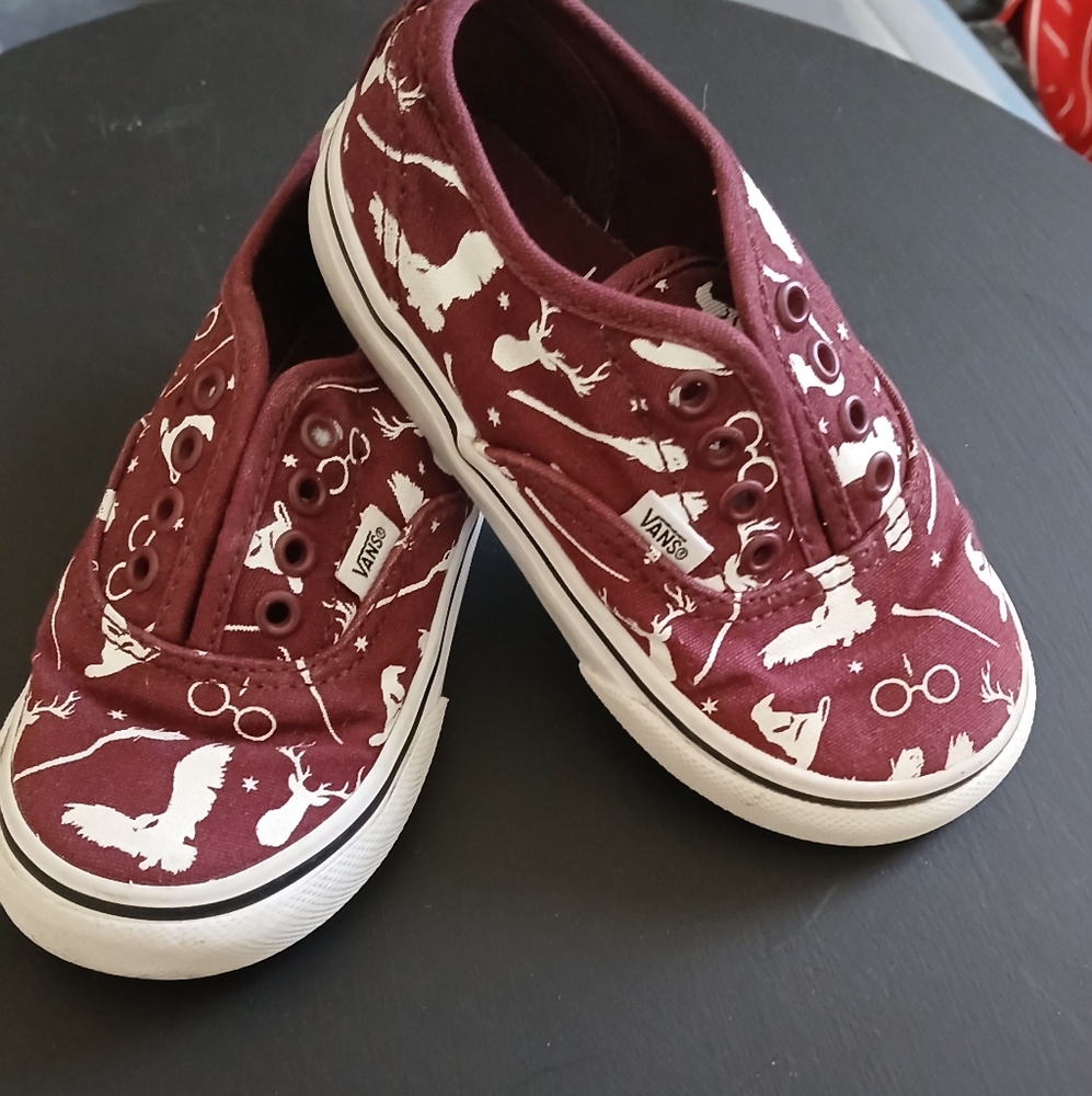 Vans Kids Maroon Harry Potter Shoes
